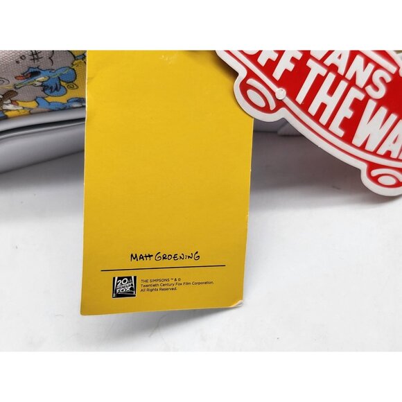 Vans Era Shoes Mens Size 4.5 Womens 6 Yellow Simpsons Itchy Scratchy Krusty Show - Picture 11 of 13